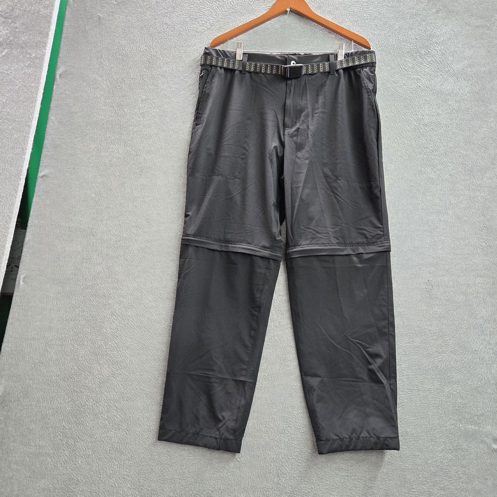 Gerry‎ Men Activewear Pants 36X30 Black Commuter Convertible Ripstop NWT